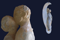 L: 170cm - platre et stuc