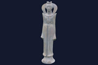 H: 100cm - terre cuite patine