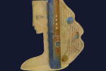 H: 70cm , Papier Carton Sable 