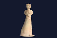 H: 40cm - terre cuite patine
