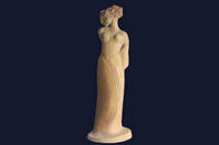 H: 50cm - terre cuite patine